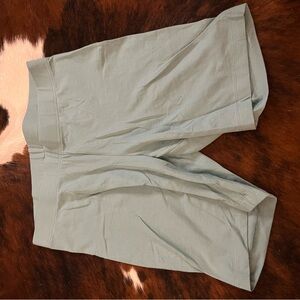 Light Green Casual Shorts